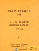 Landis-Landis 16\" - 25\" Cranpin, Type DH, Grinding Machine, Parts Manual 1952-16\" - 25\"-Crankpin-01